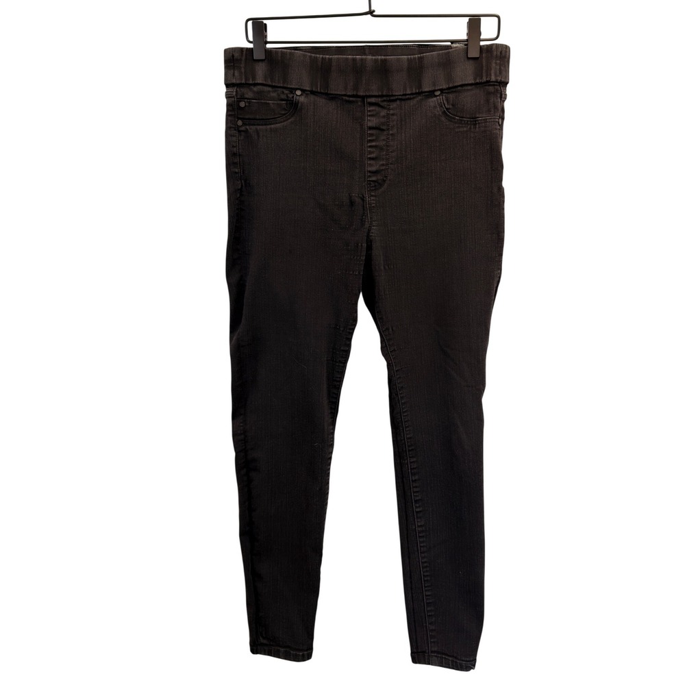 Liverpool Los Angeles The Skinny Pull On Jeans Black Size 12 31 Elastic Waist